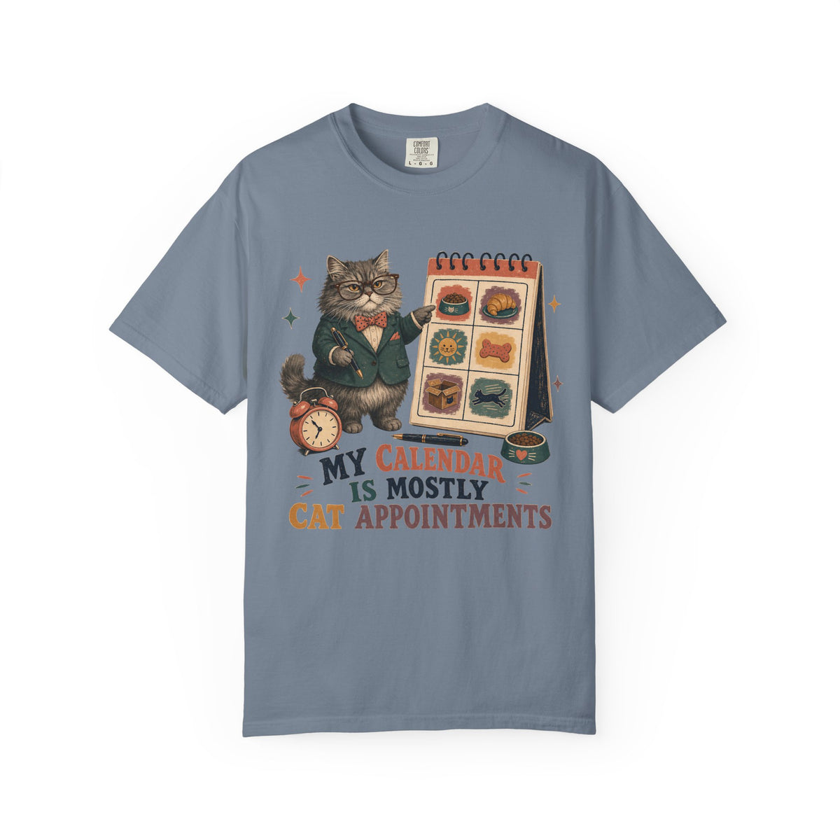 Cat Appointments T-Shirt — "My Calendar Is Mostly Cat Appointments" Cat Lover Tee