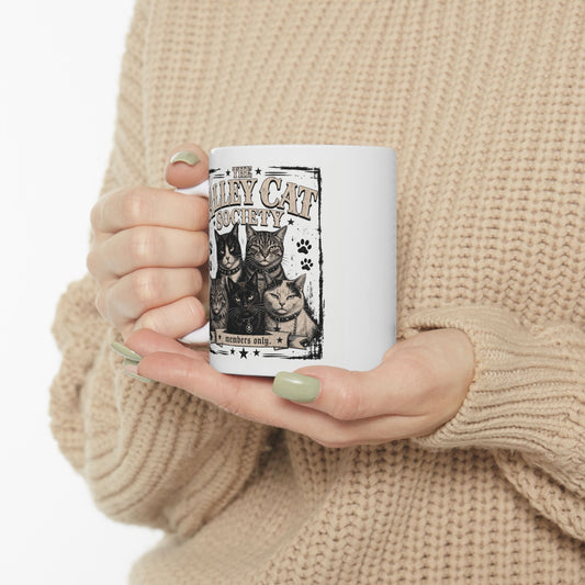 The Alley Cat Society Members Only Mug