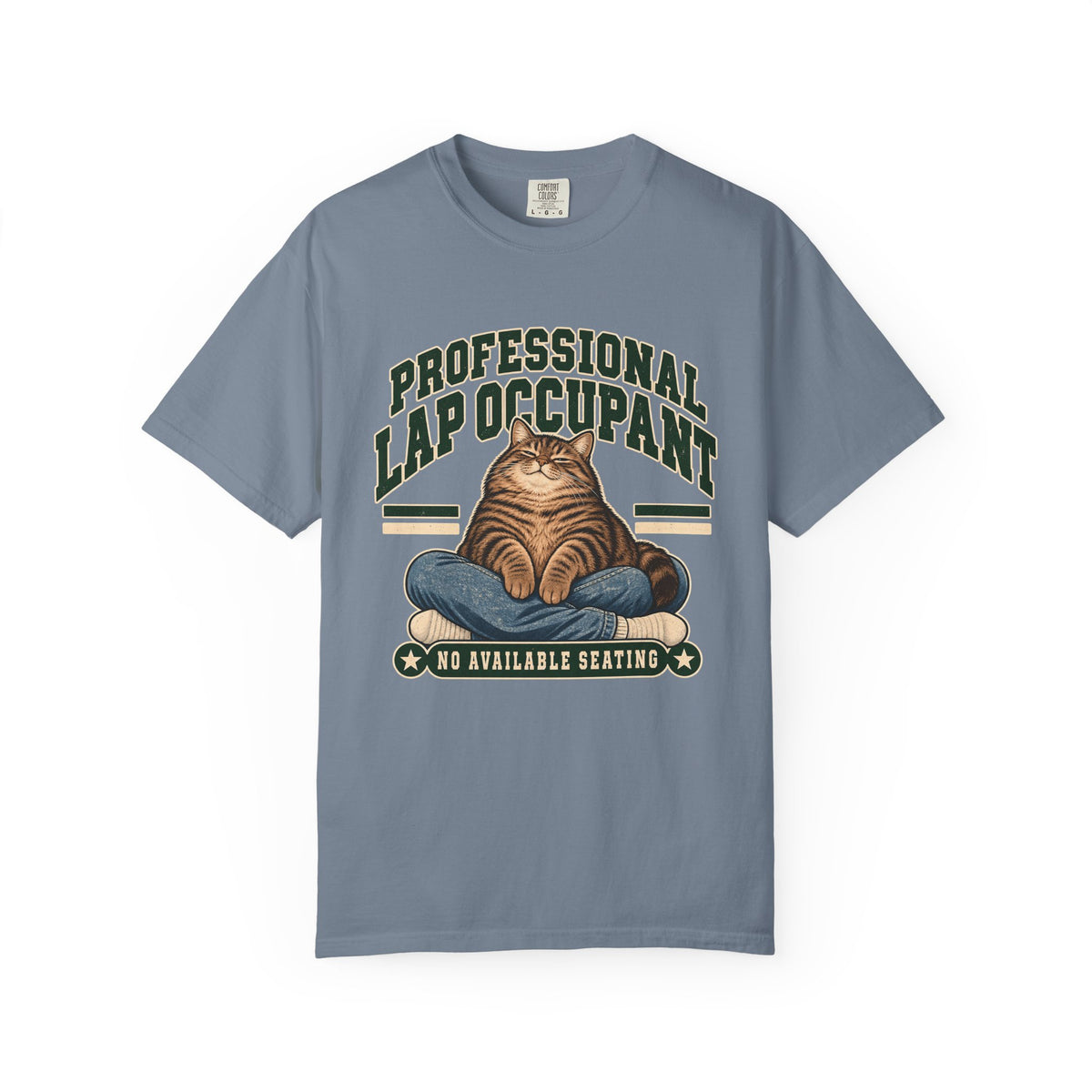 Professional Lap Occupant Cat T-Shirt — Funny Pet Lover Tee