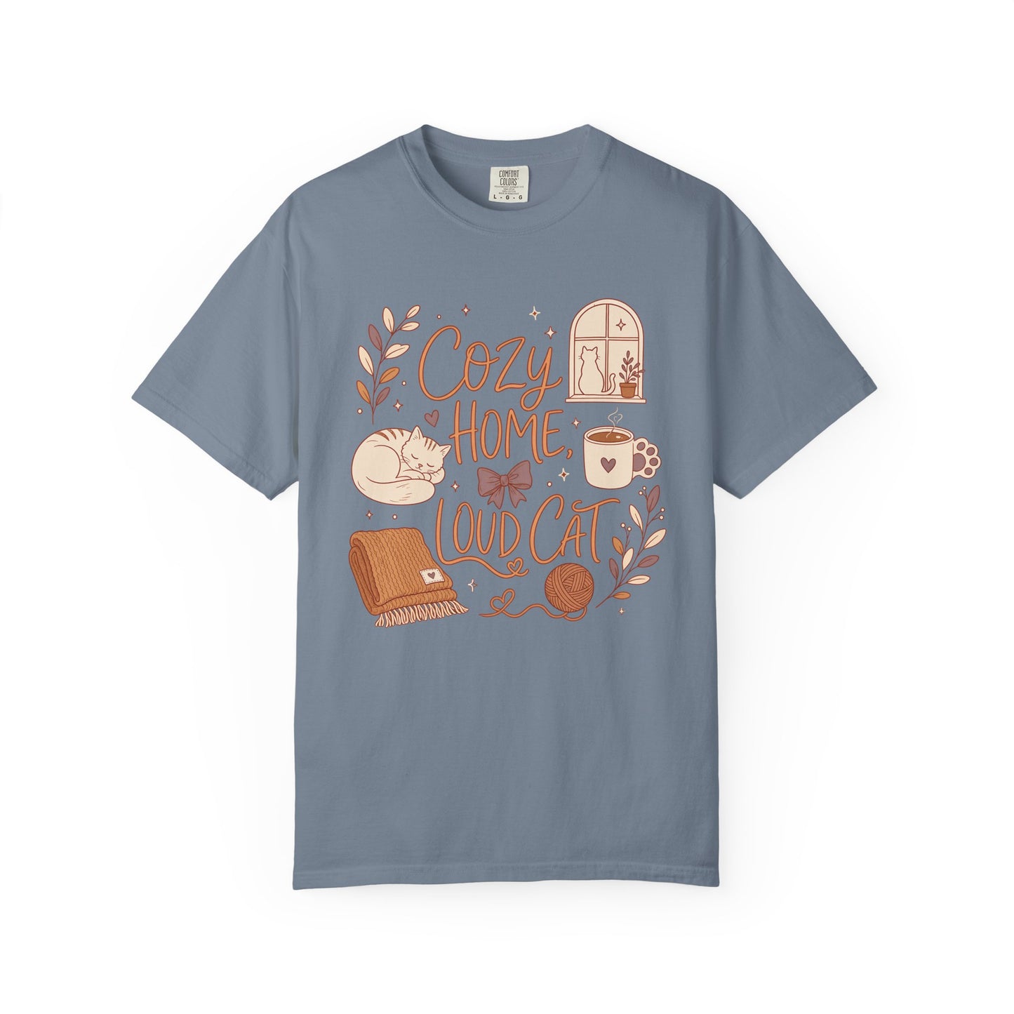 Cozy Home, Loud Cat T-Shirt
