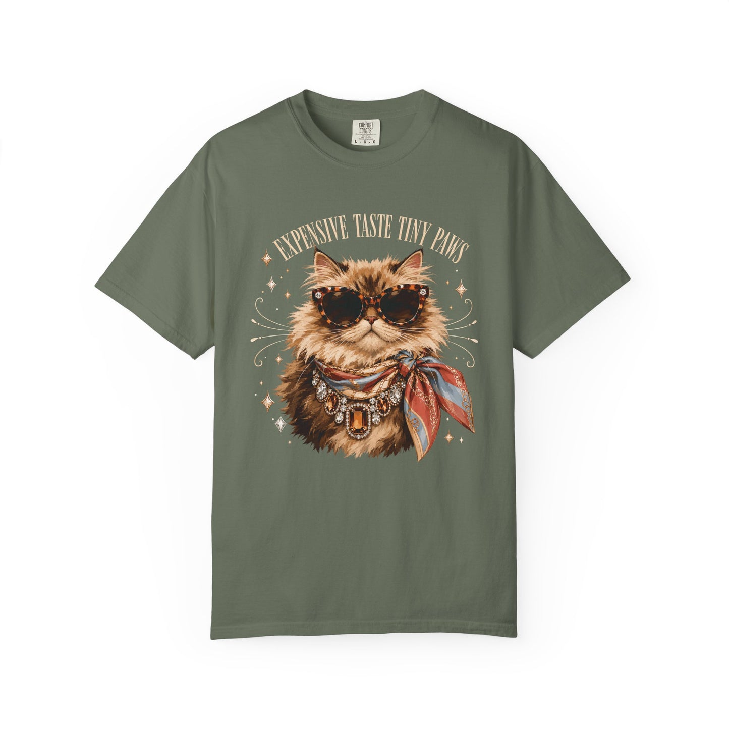 Expensive Taste Tiny Paws Cat T-Shirt