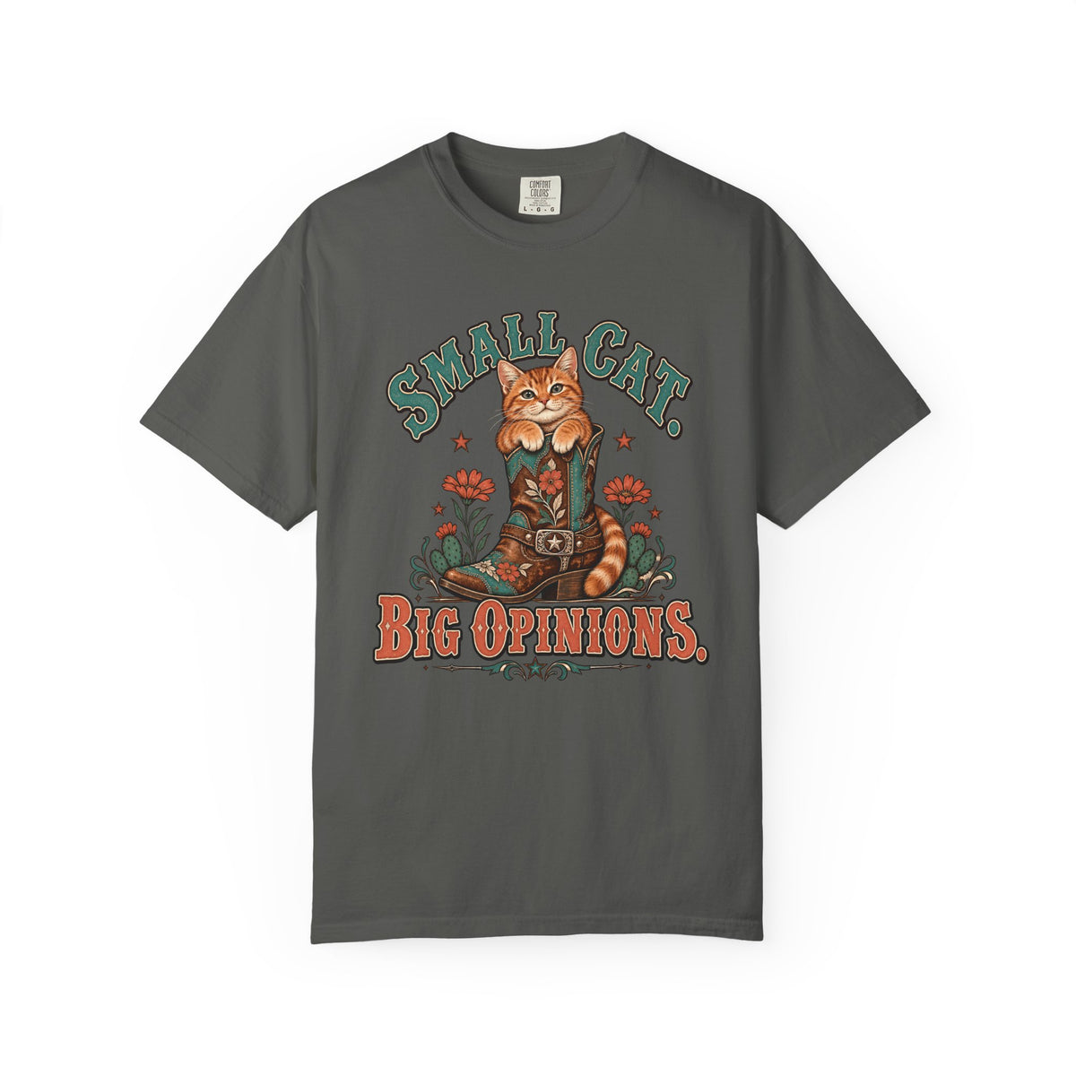 Small Cat Big Opinions T-Shirt
