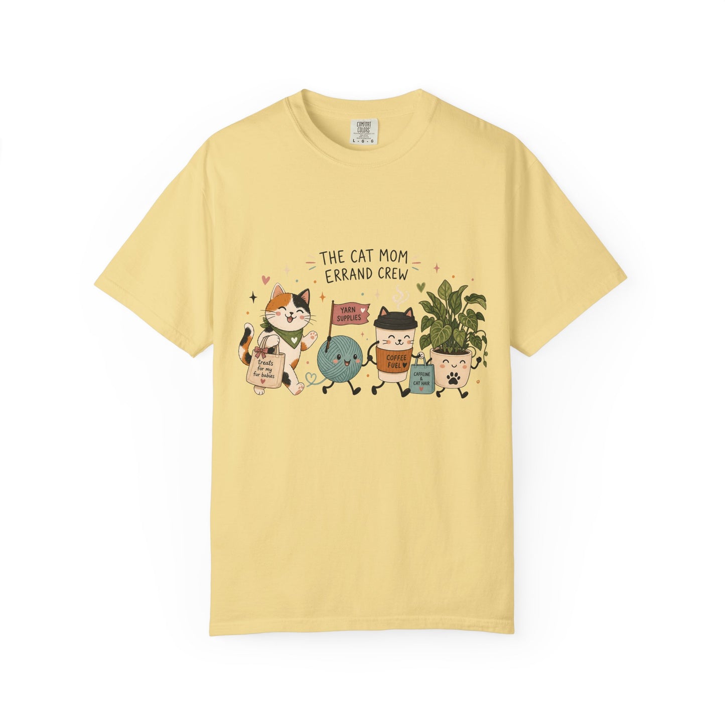 Cat Mom Errand Crew T-Shirt