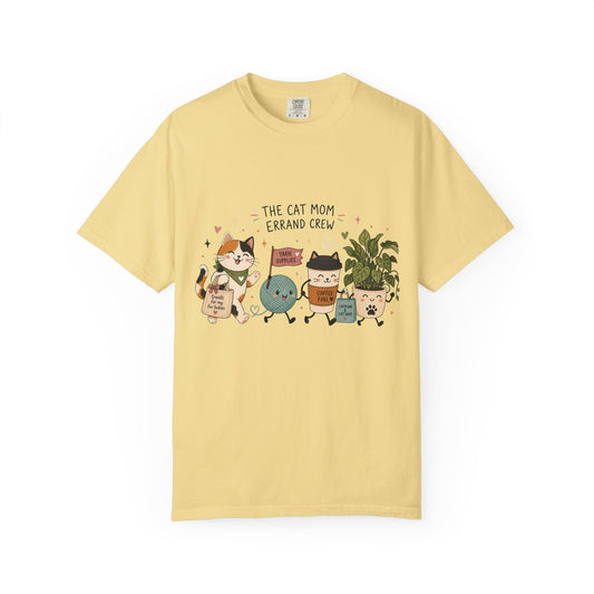 Cat Mom Errand Crew T-Shirt