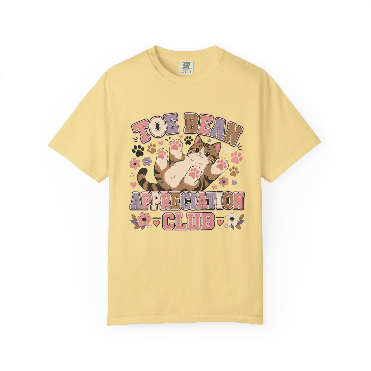 Toe Bean Appreciation Club T-Shirt — Cute Cat Paw Graphic Tee