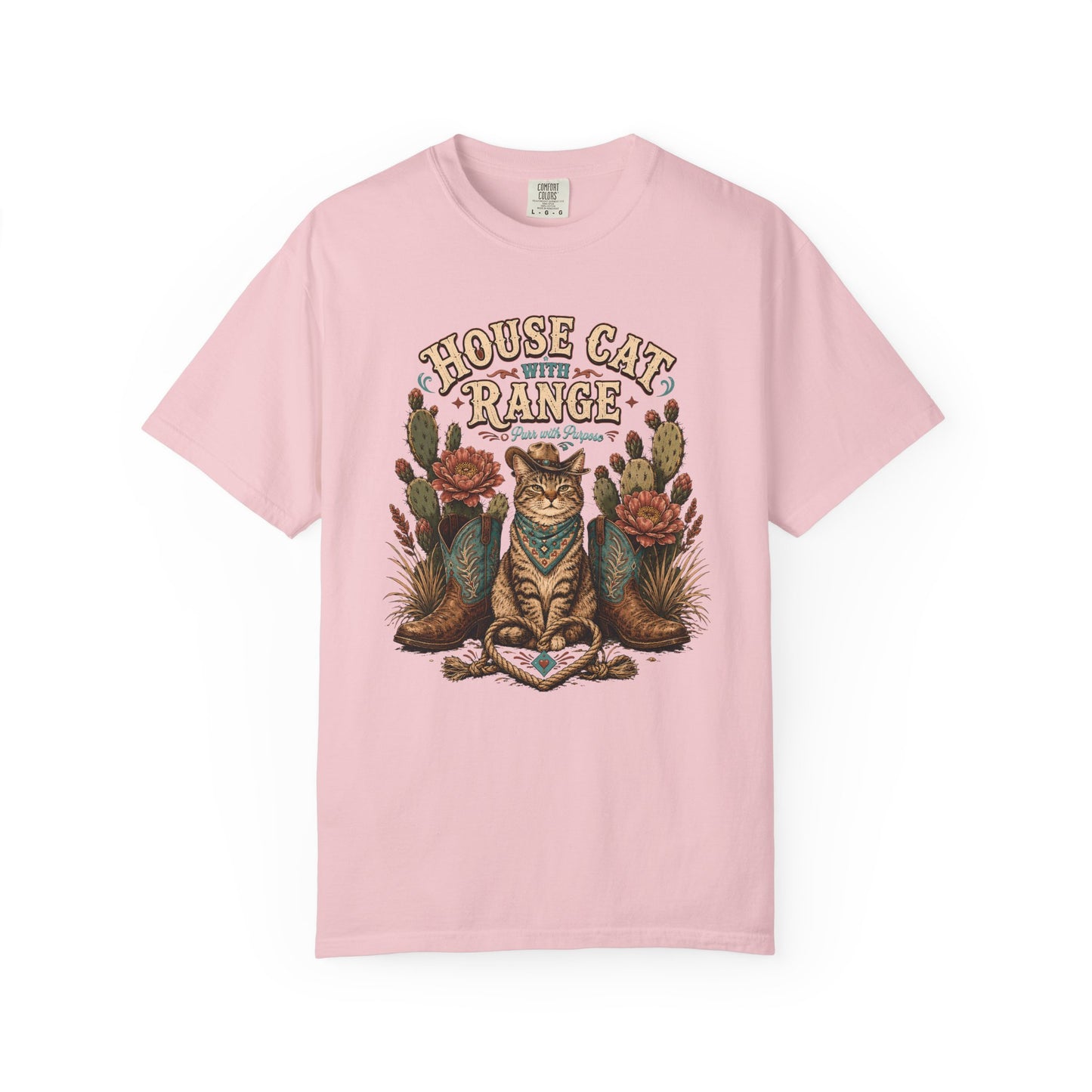 House Cat Range T-Shirt — Western Cat Graphic Tee
