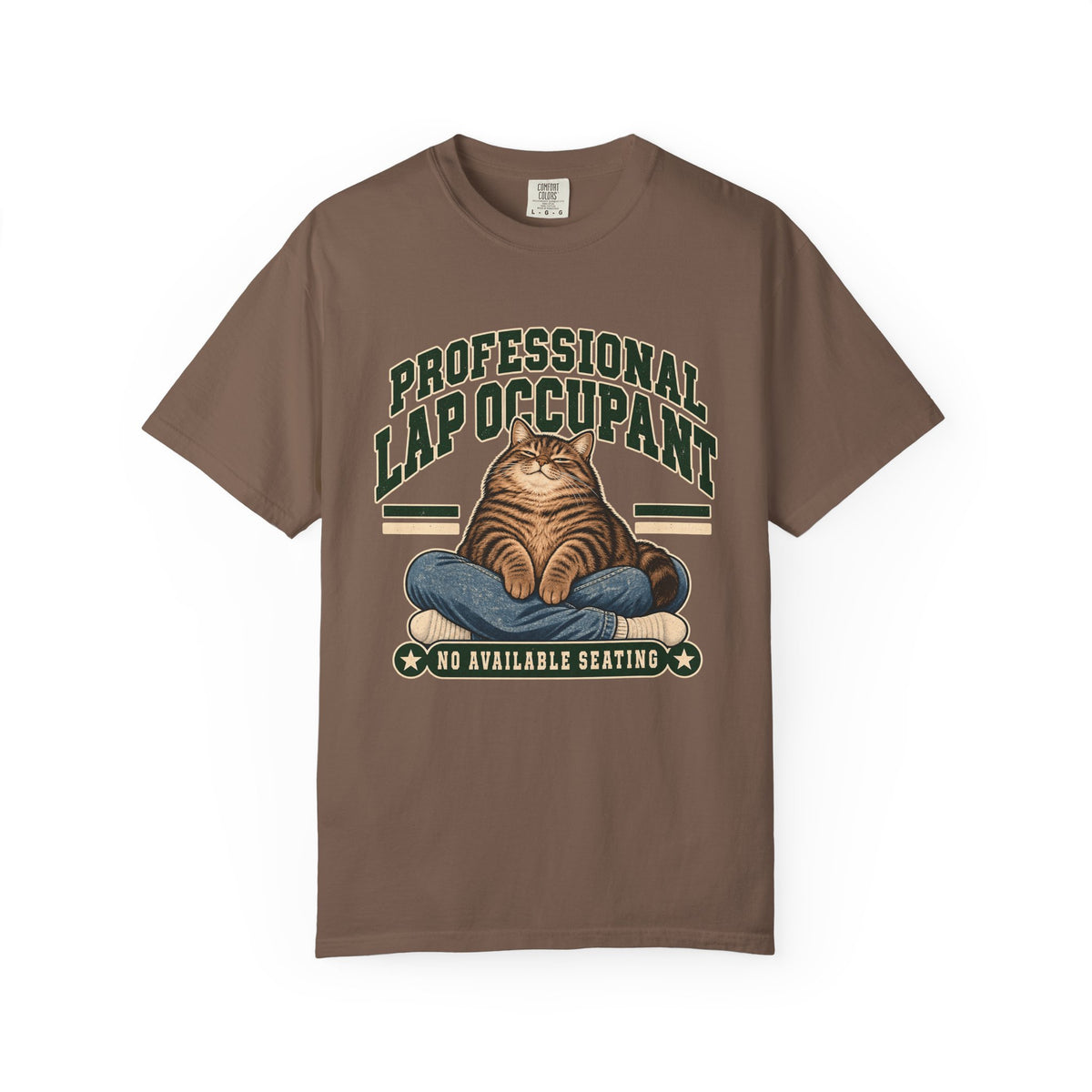 Professional Lap Occupant Cat T-Shirt — Funny Pet Lover Tee