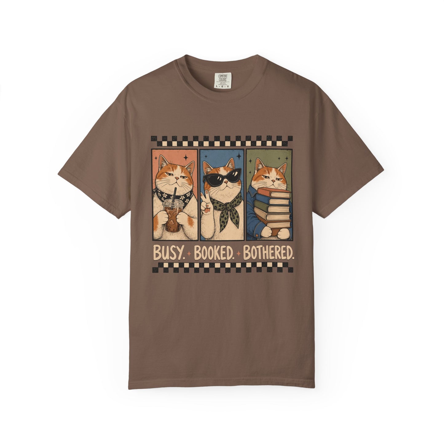 Busy Booked Bothered Cat T-Shirt