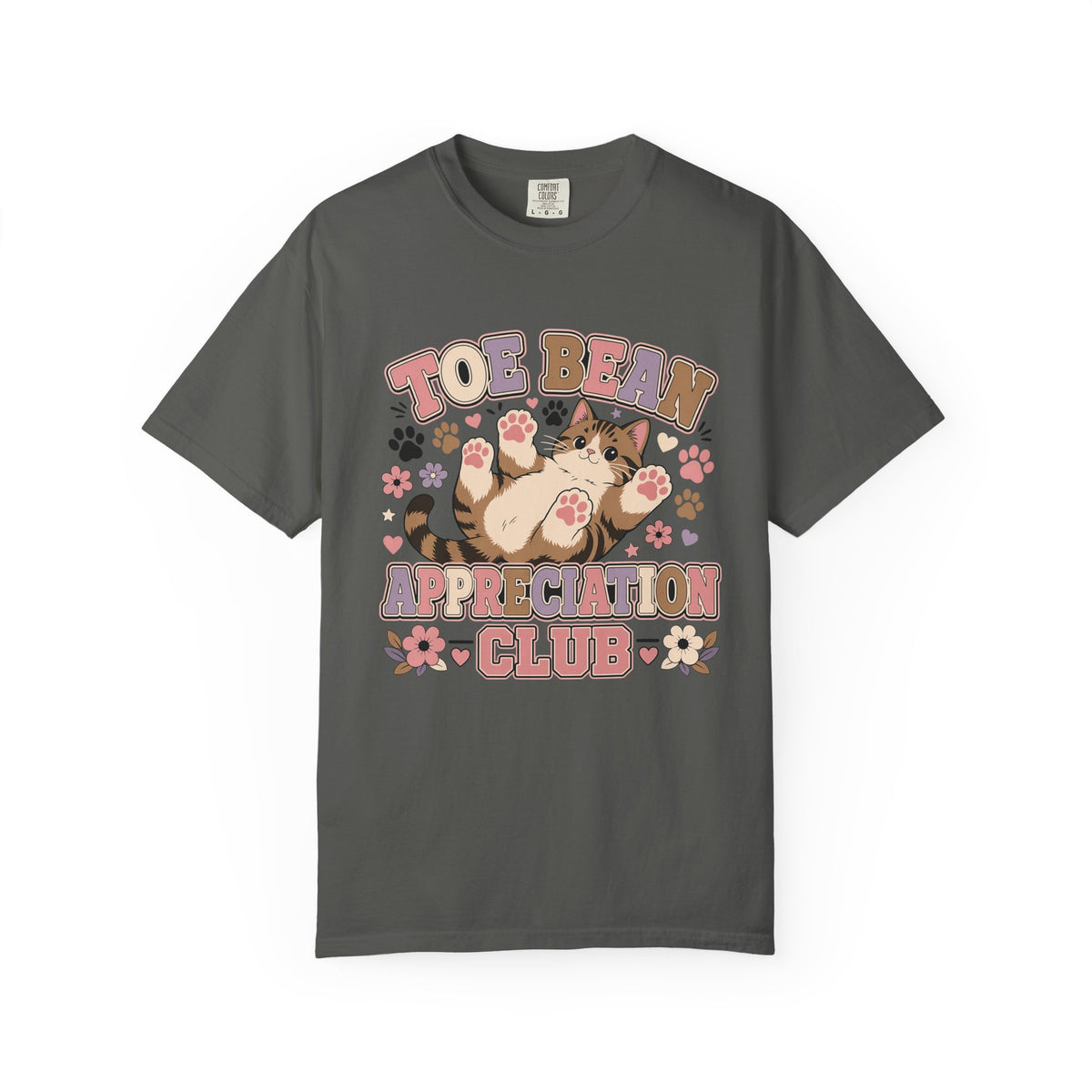 Toe Bean Appreciation Club T-Shirt — Cute Cat Paw Graphic Tee