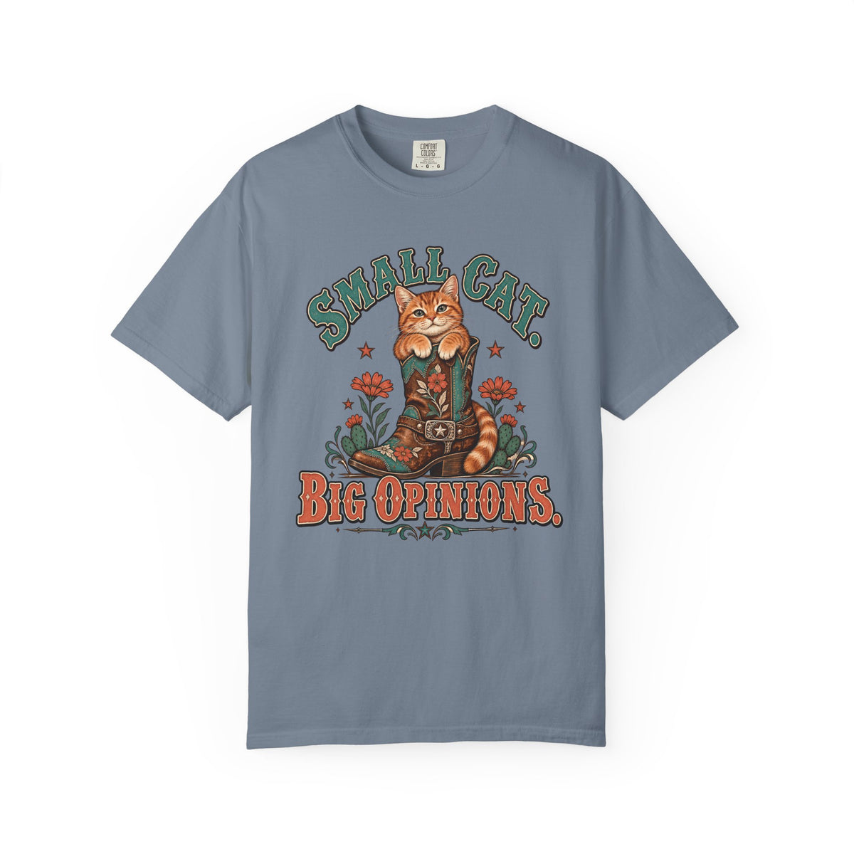 Small Cat Big Opinions T-Shirt
