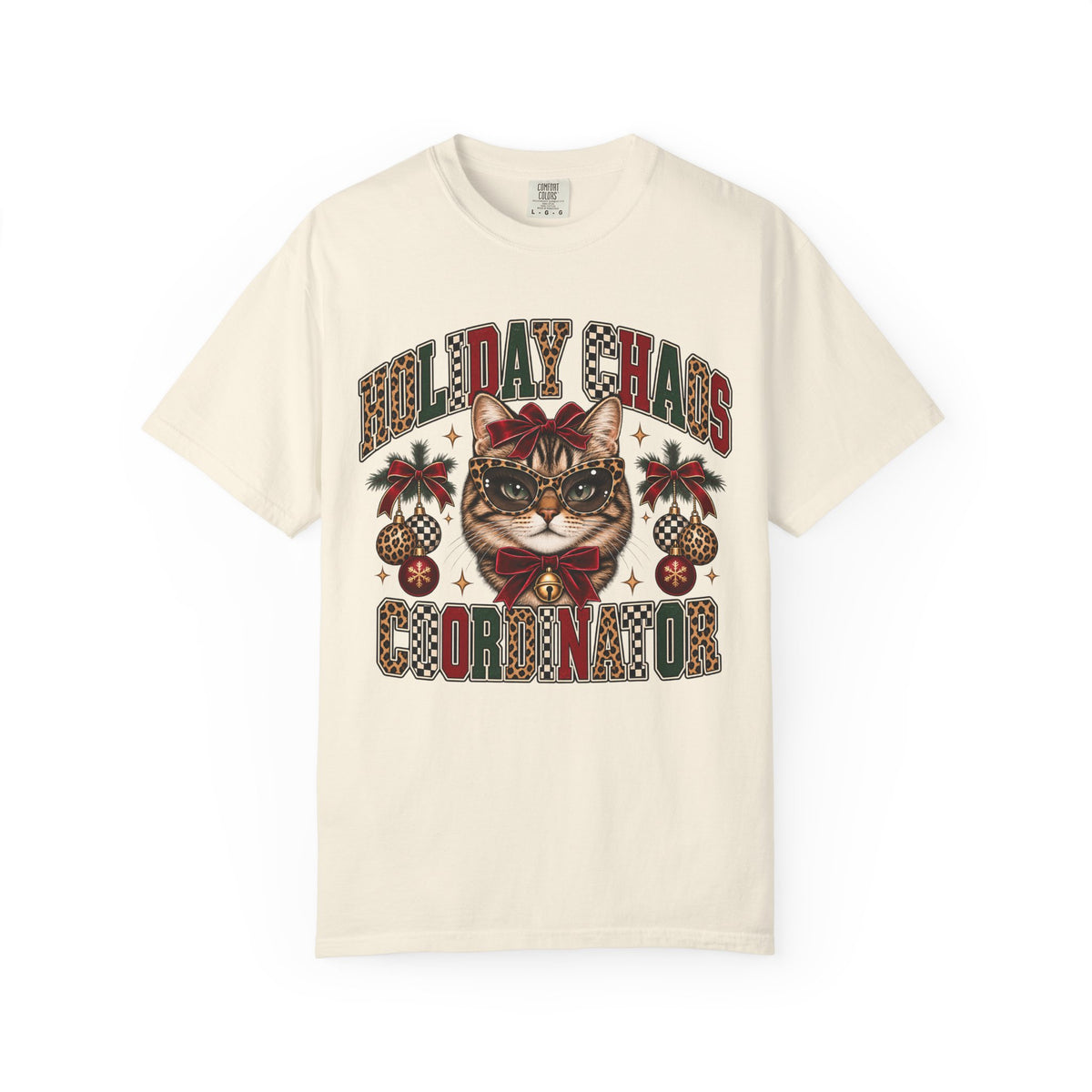 Holiday Chaos Coordinator Cat T-Shirt