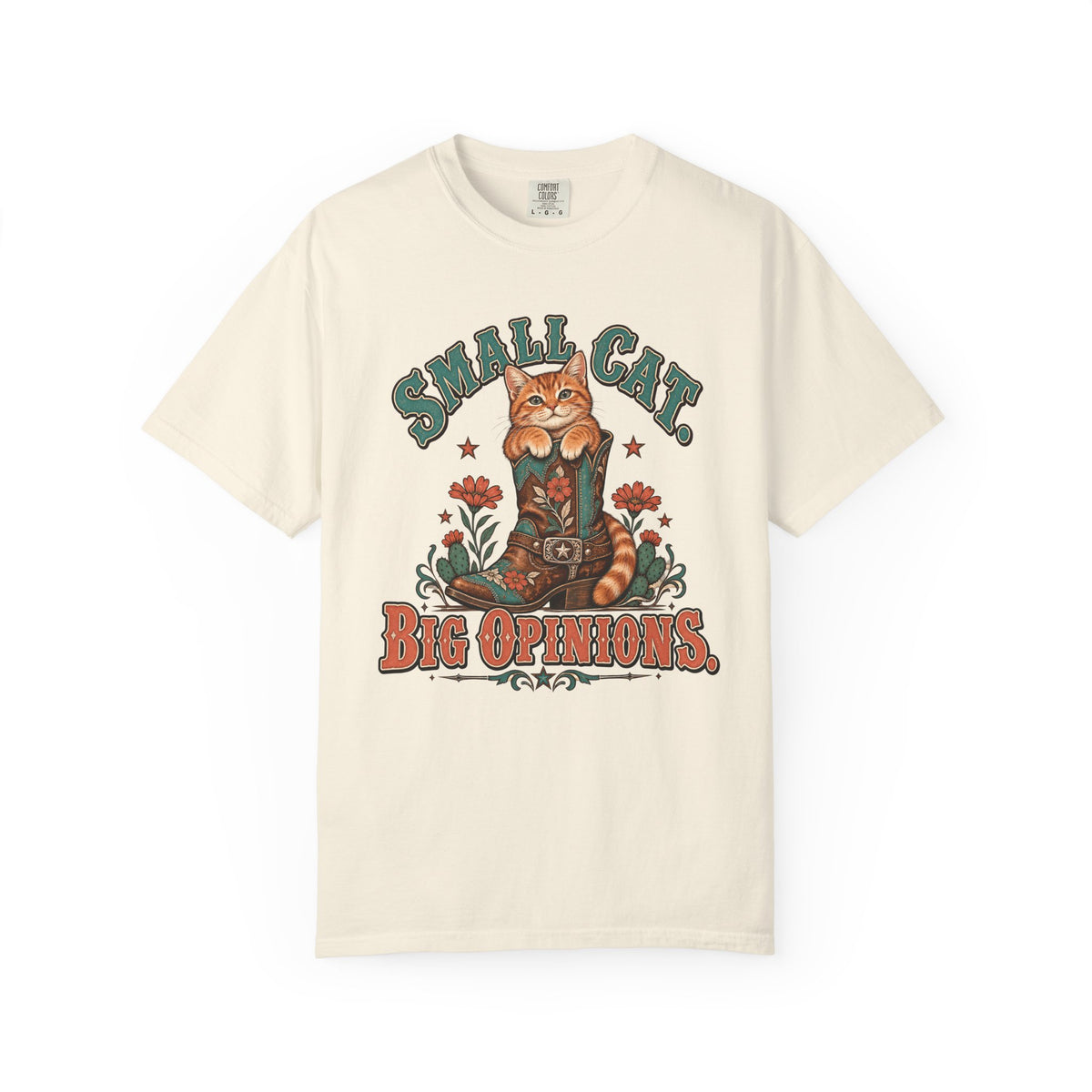 Small Cat Big Opinions T-Shirt