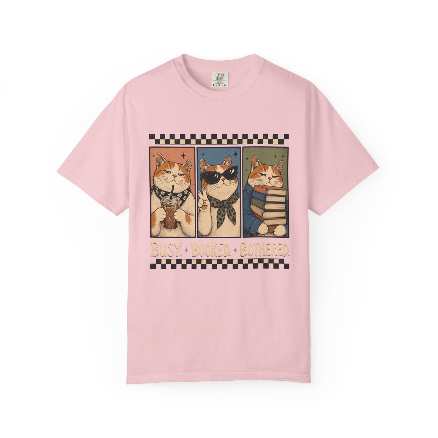 Busy Booked Bothered Cat T-Shirt